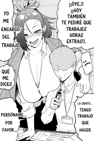 Una jefa que pone grandes expectativas sobre los hombros de sus subordinados